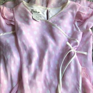 Pink Girl’s Dress - Polka Dot and Ruffles